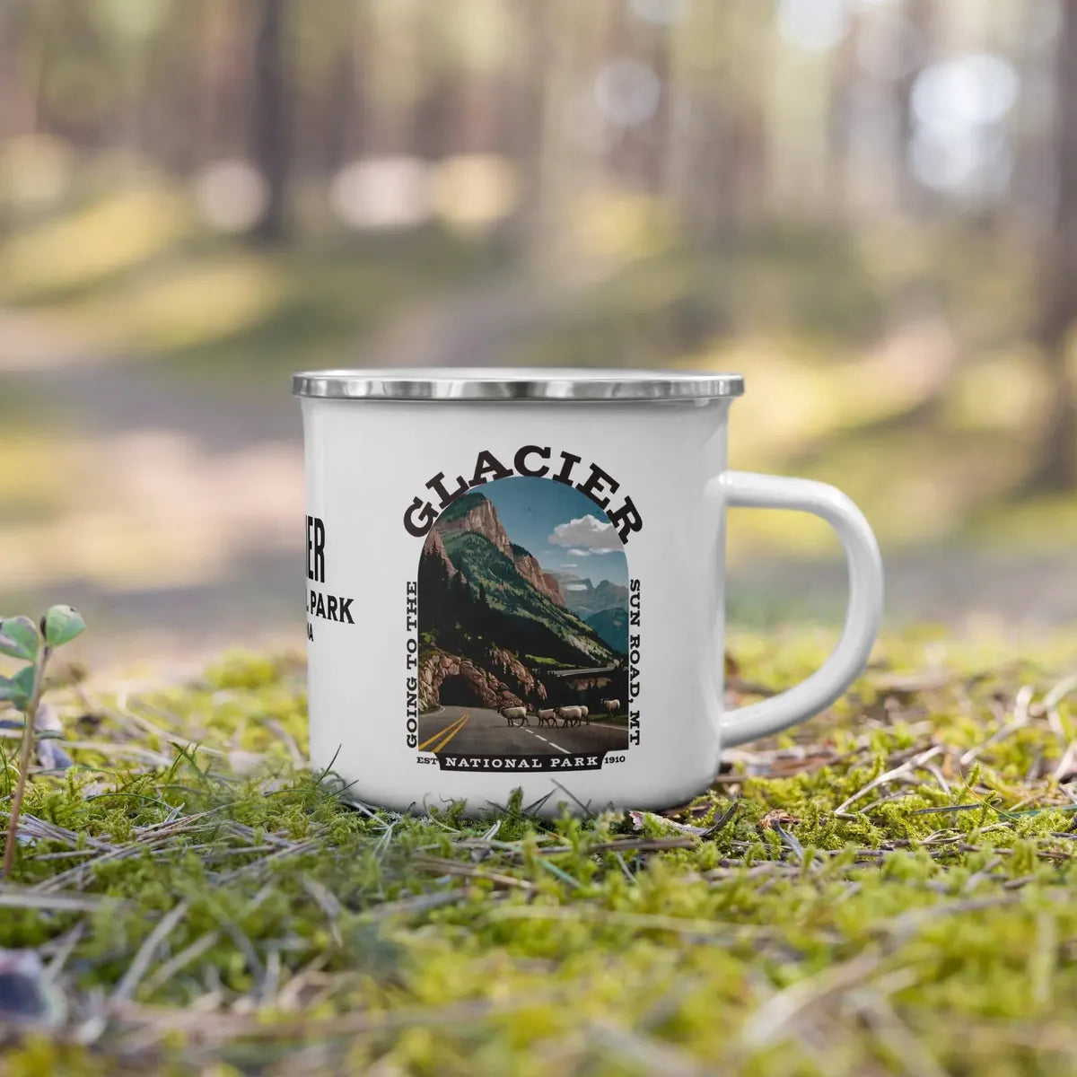 Glacier National Park Camp Mug Going To The Sun