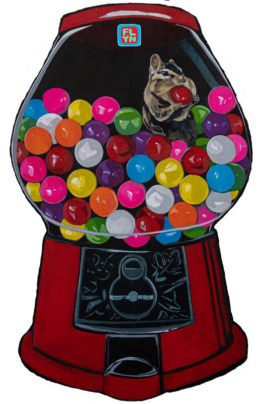 I'm in Guys! Gumball Machine Sticker