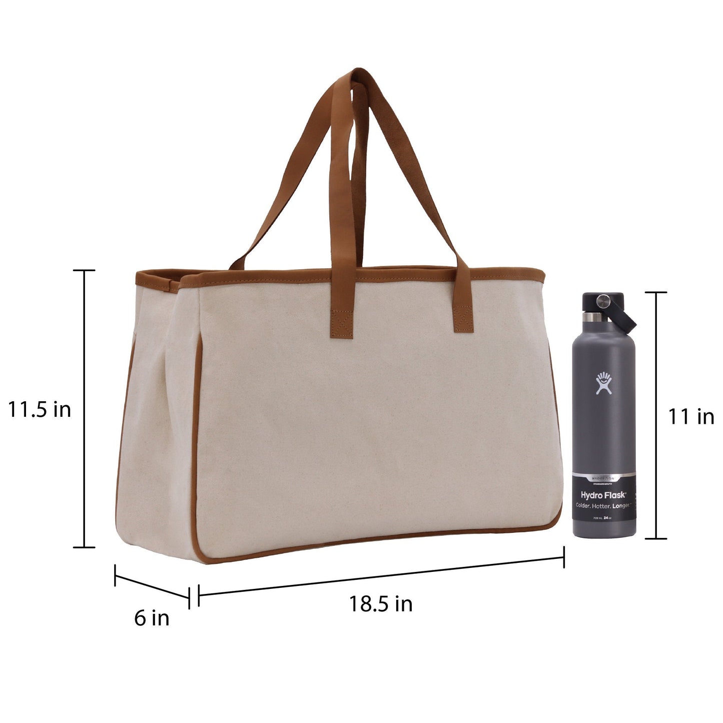 Enjoy the Little Things Cotton Canvas Chic Tote Bag Camping Tote Camping Lover Gift Tote Bag Outdoor Tote Multipurpose Weekender Tote