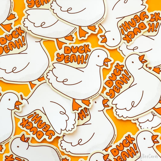 Duck Yeah! Vinyl Sticker