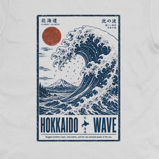 Hokkaido Wave Short Sleeve Tee
