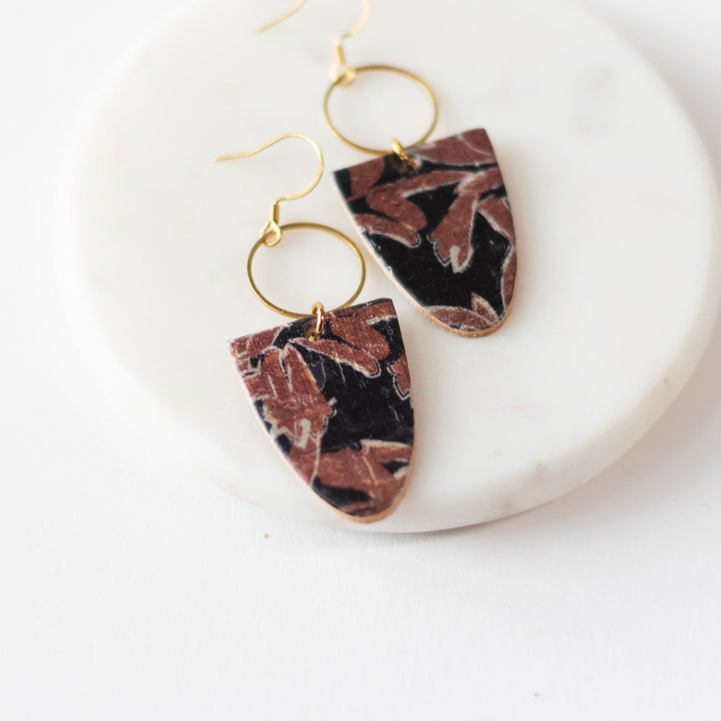 Moody Black Francis Earrings
