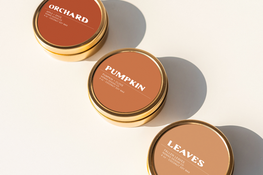 Leaves Travel Tin Candle