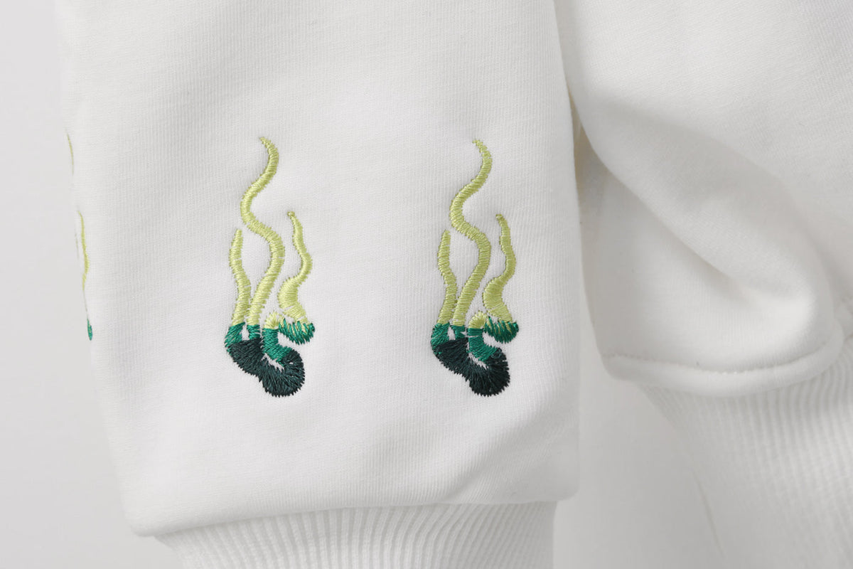 SW9007 Emerald Kirin Embroidery Sweater