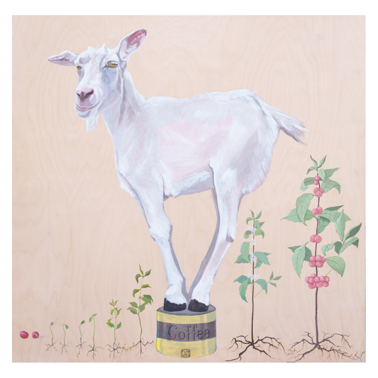 The Discoverer Goat Sticker