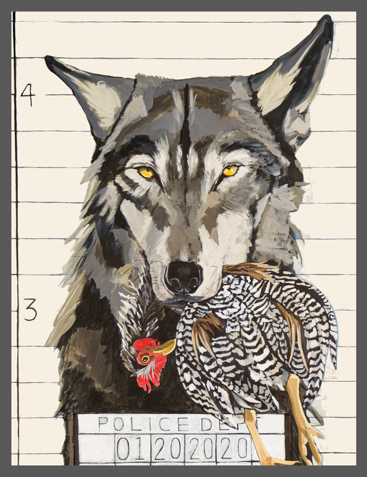 The Usual Suspects: Wolf sticker