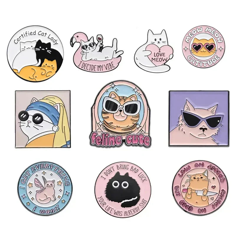 Enamel Pins and Brooches