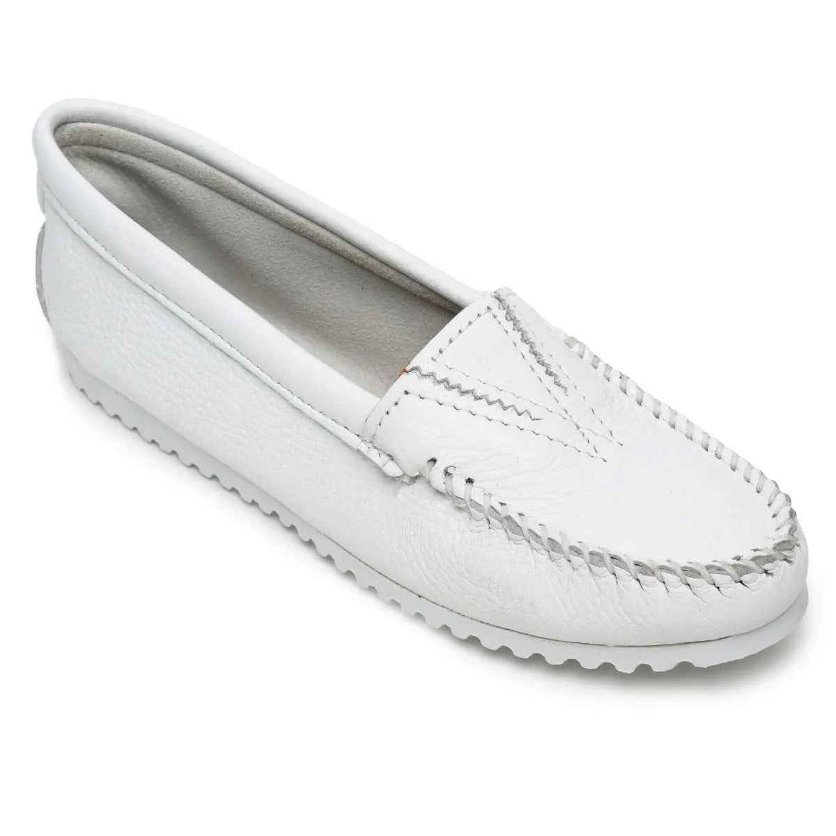 Minnetonka Deerskin Gore Front - Womens Moccasin