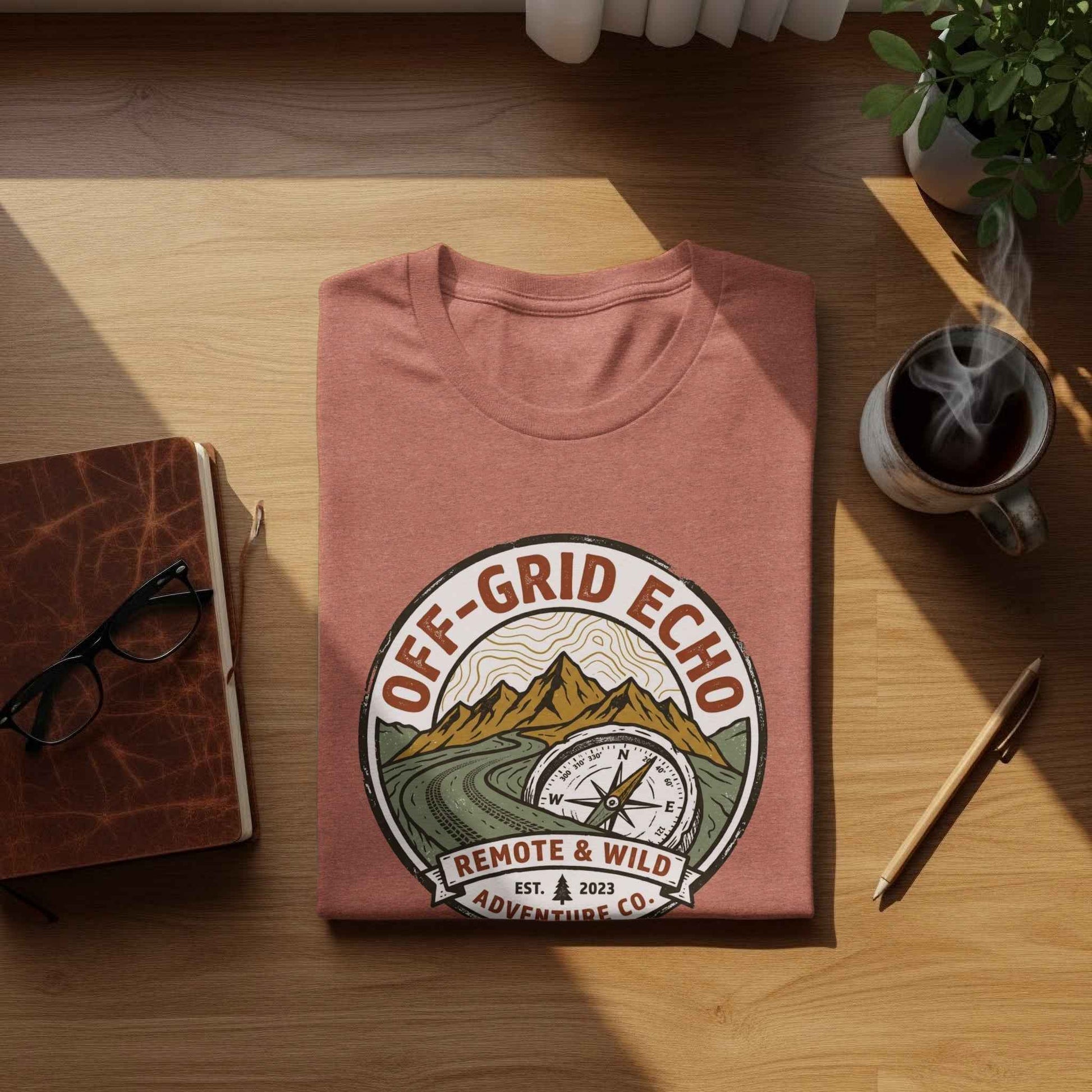 Off-Grid Echo Explorer: The Explorer's Adventure Tee