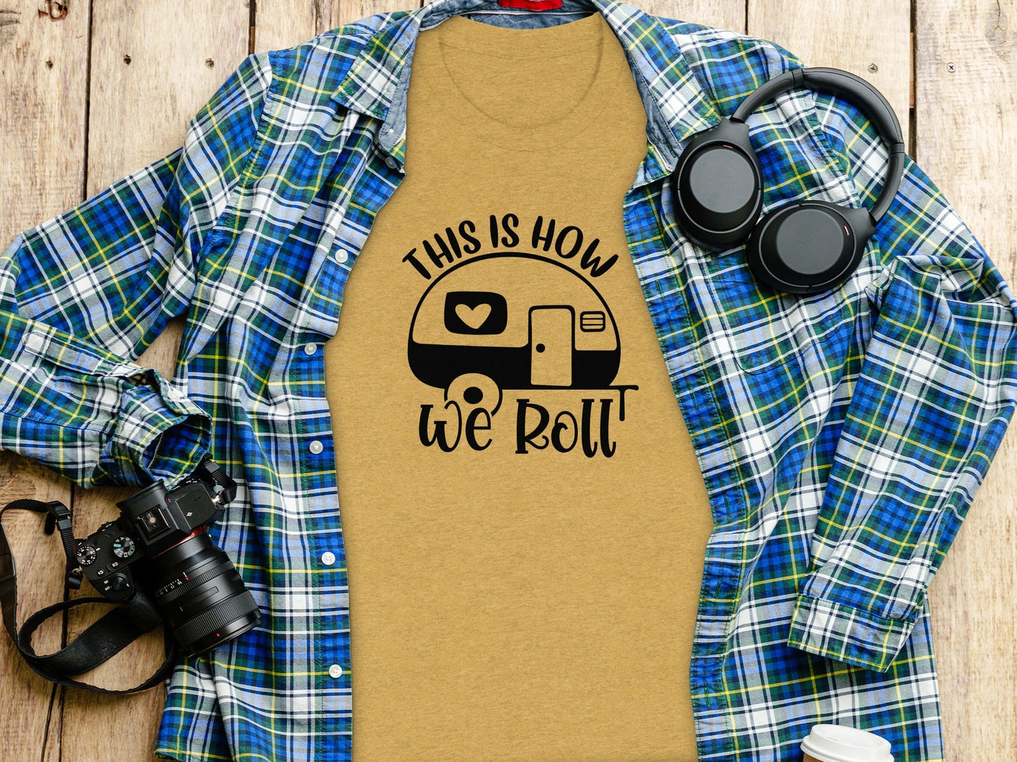 This is How We Roll Camper Graphic For Adventurers T-Shirt
