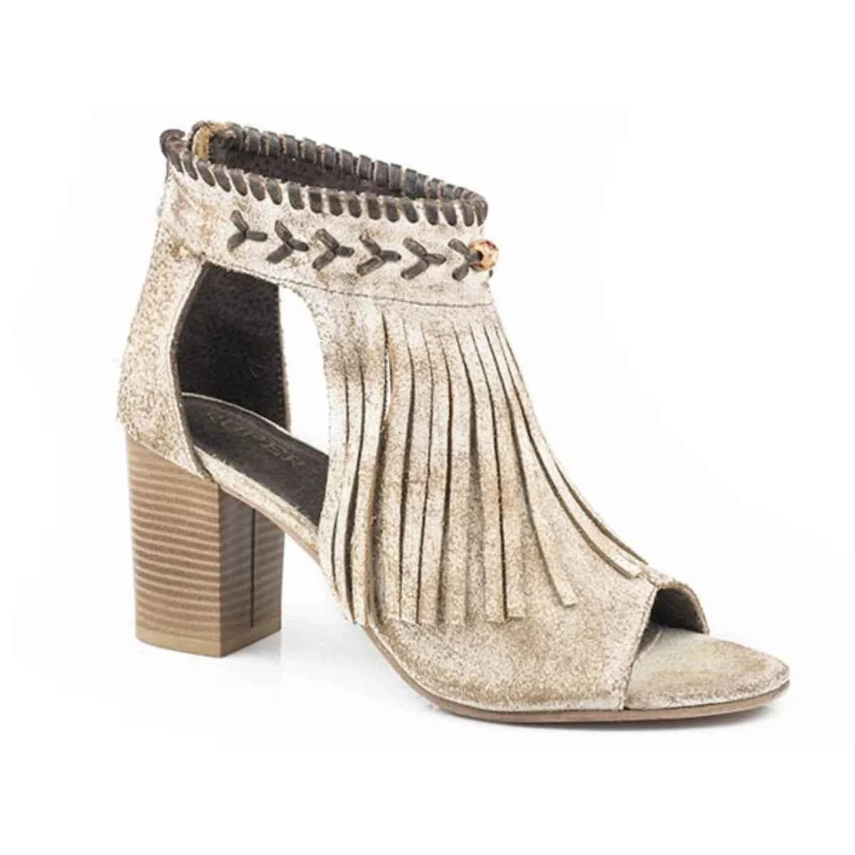 Roper Bettina (Tan) - Women's Suede Sandals