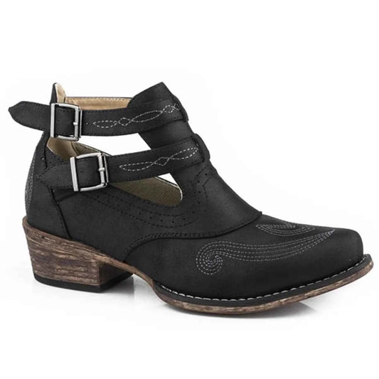 Roper Willa (Black) - Women's Cowgirl Boot
