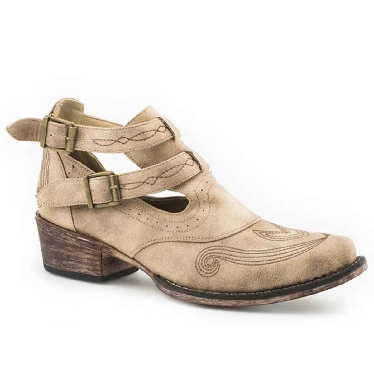 Roper Willa (Tan) - Women's Cowgirl Boot