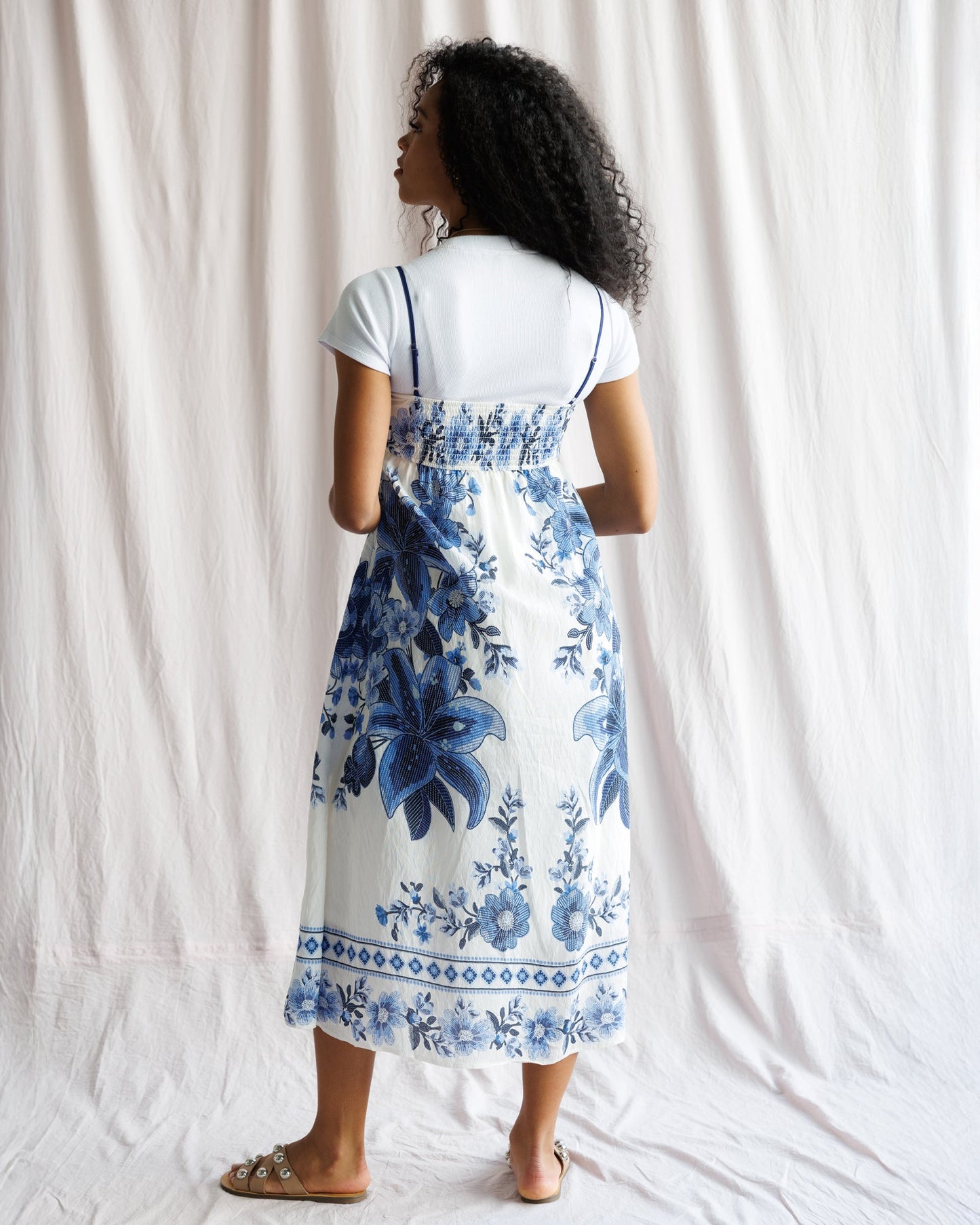 Indigo Garden Dress