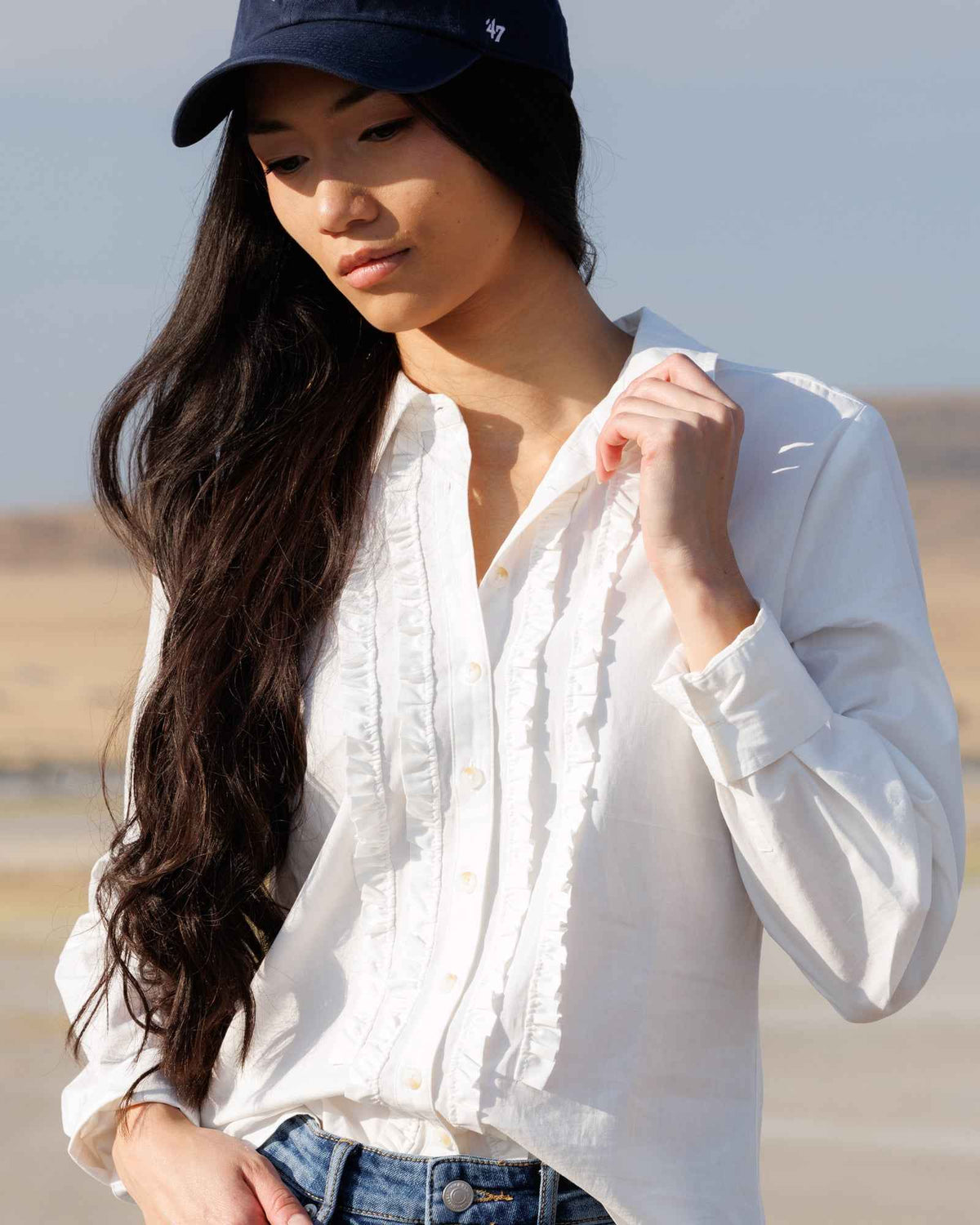 Signature Tuxedo Button Down