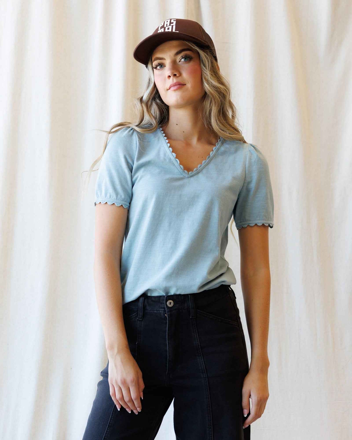 Scallop Tee