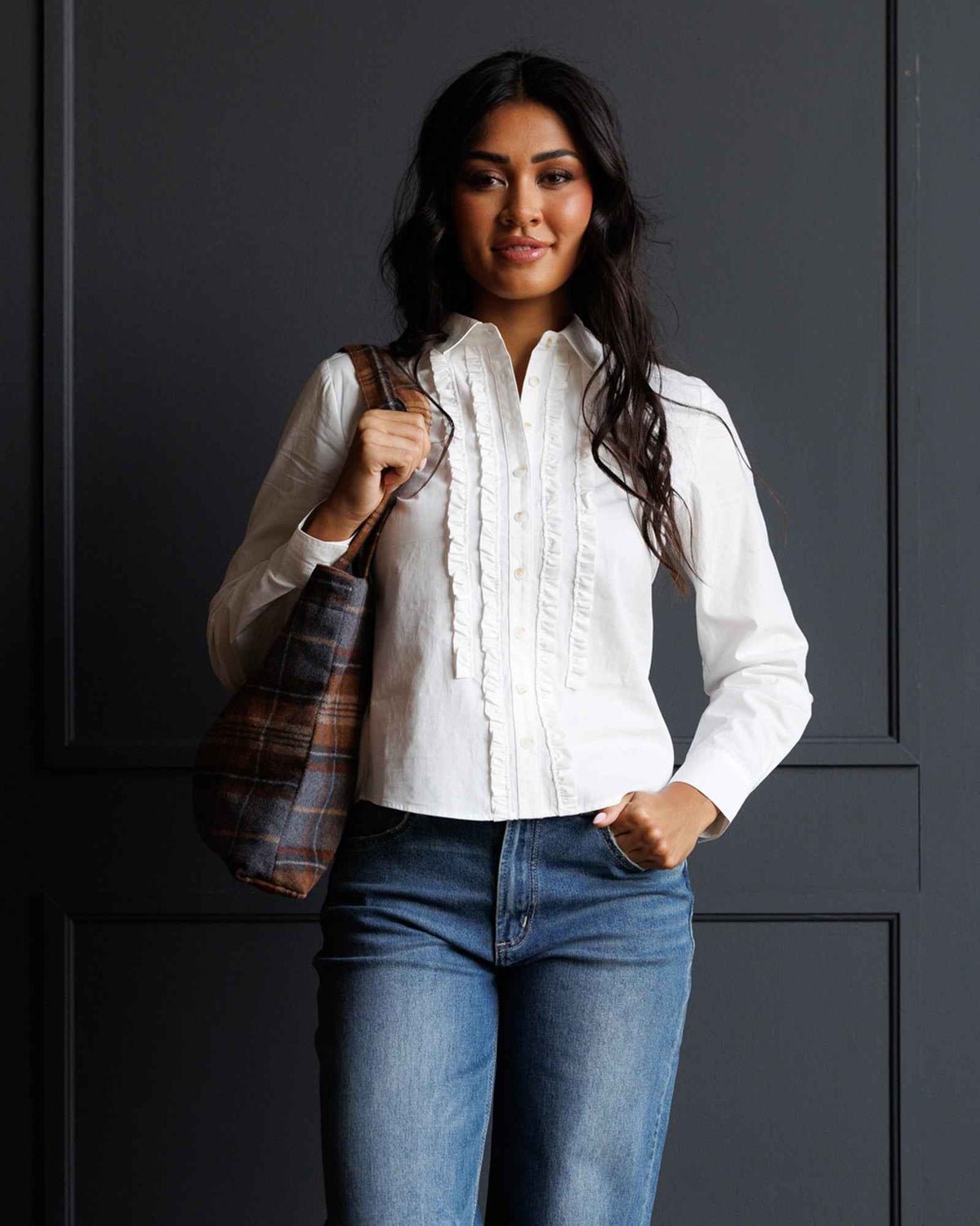 Signature Tuxedo Button Down