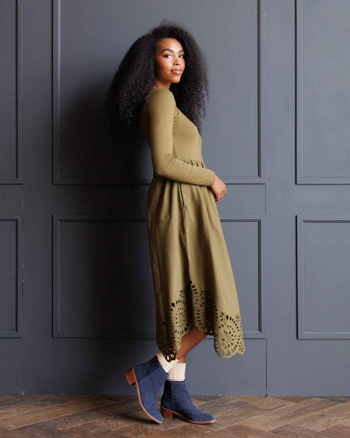 Embroidered Hybrid Dress