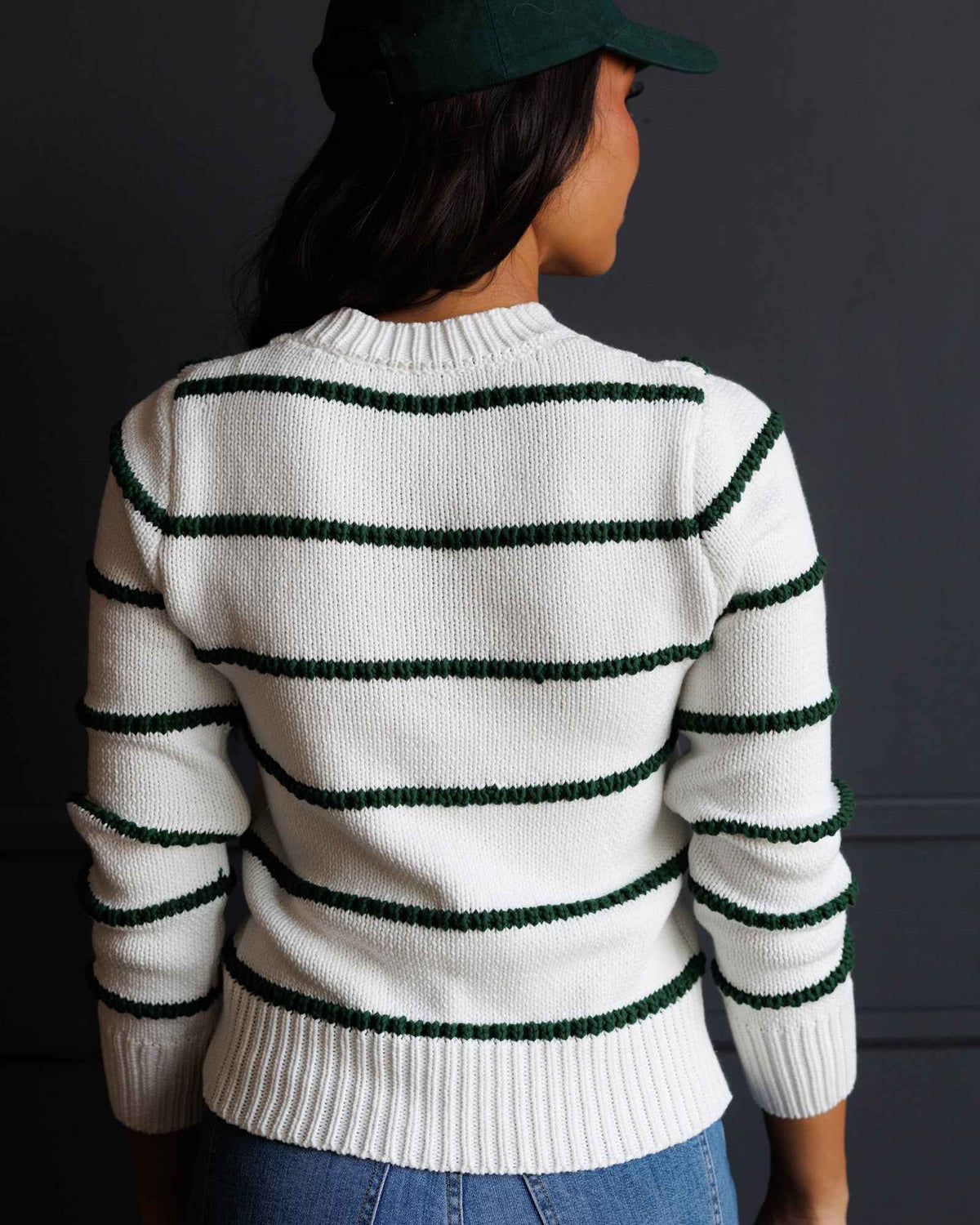 Stitch Stripe Crew
