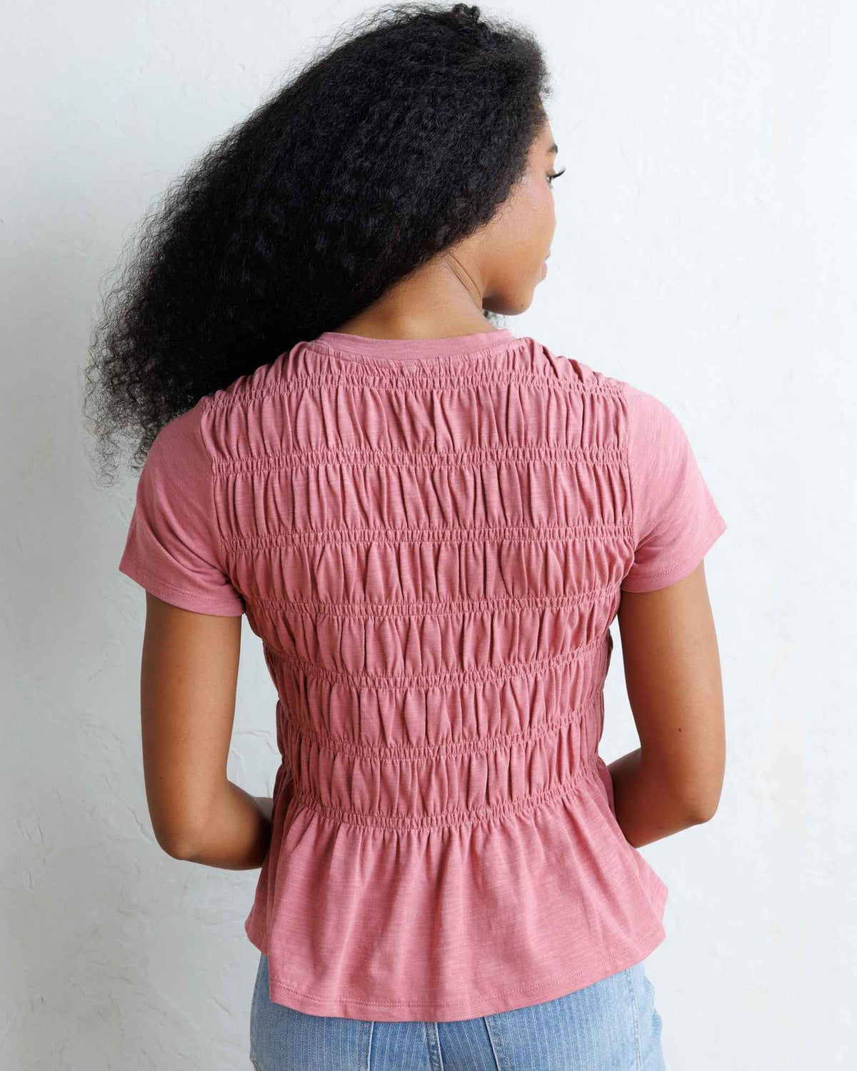 Smocked Tee