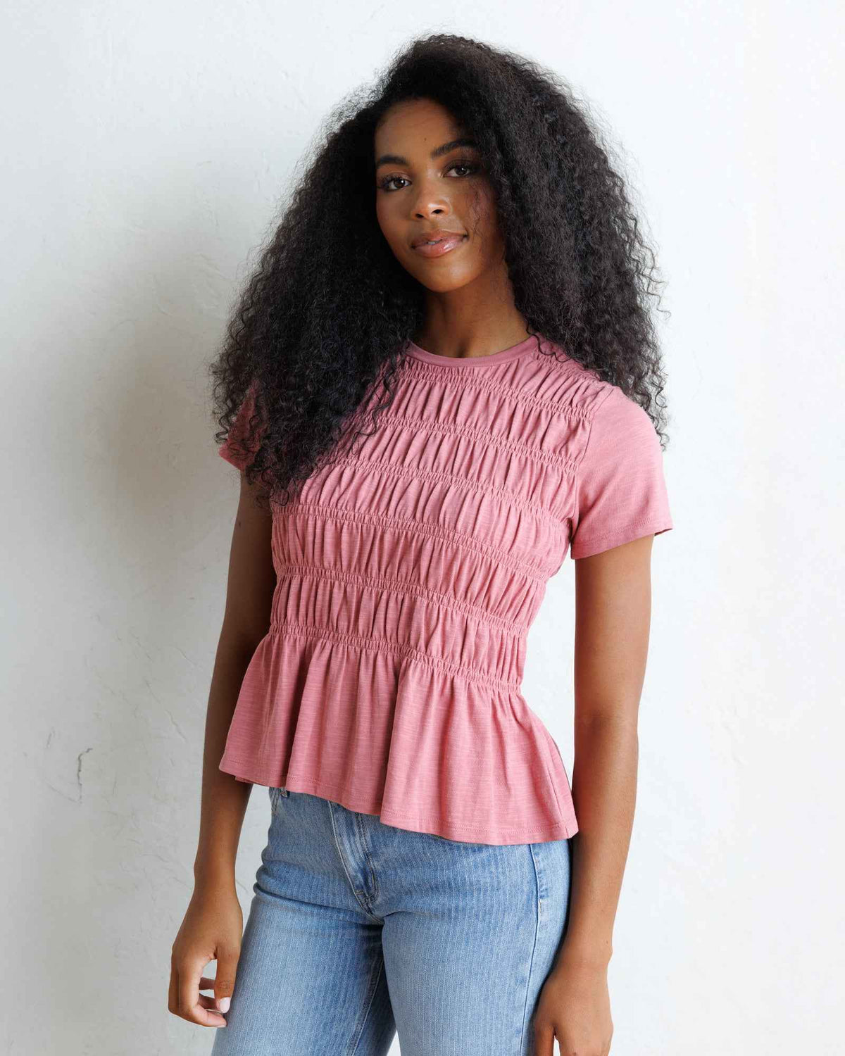 Smocked Tee