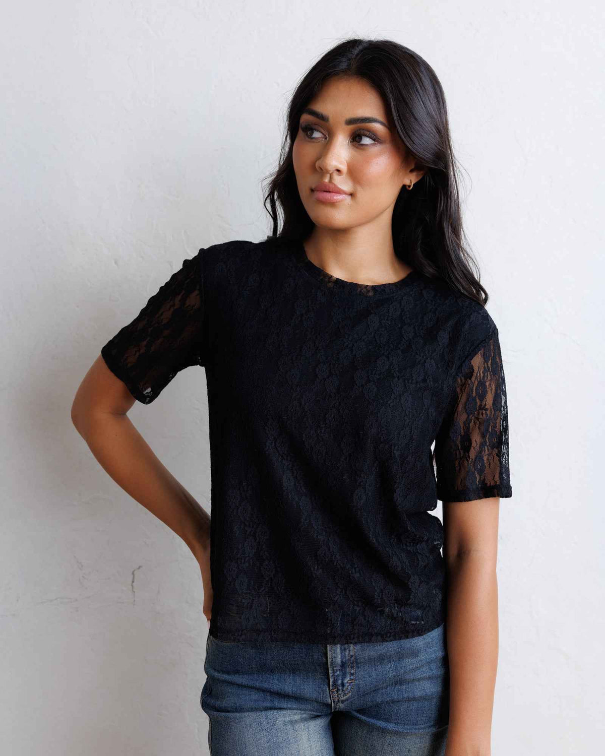 Laid Back Lace Tee