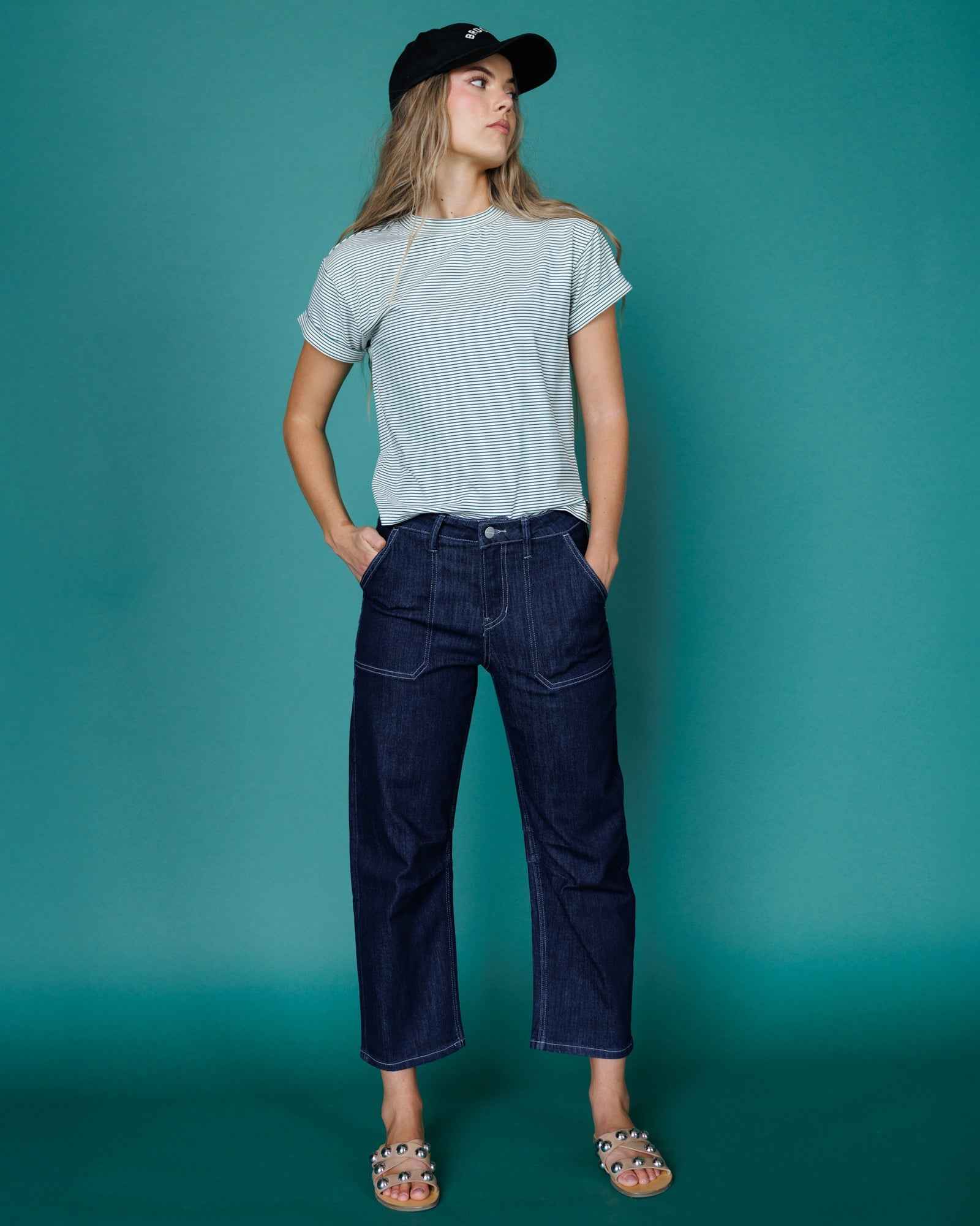 Super High Rise Barrel-Leg Jeans