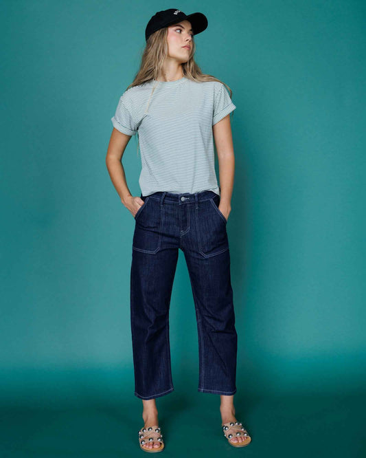 Super High Rise Barrel-Leg Jeans