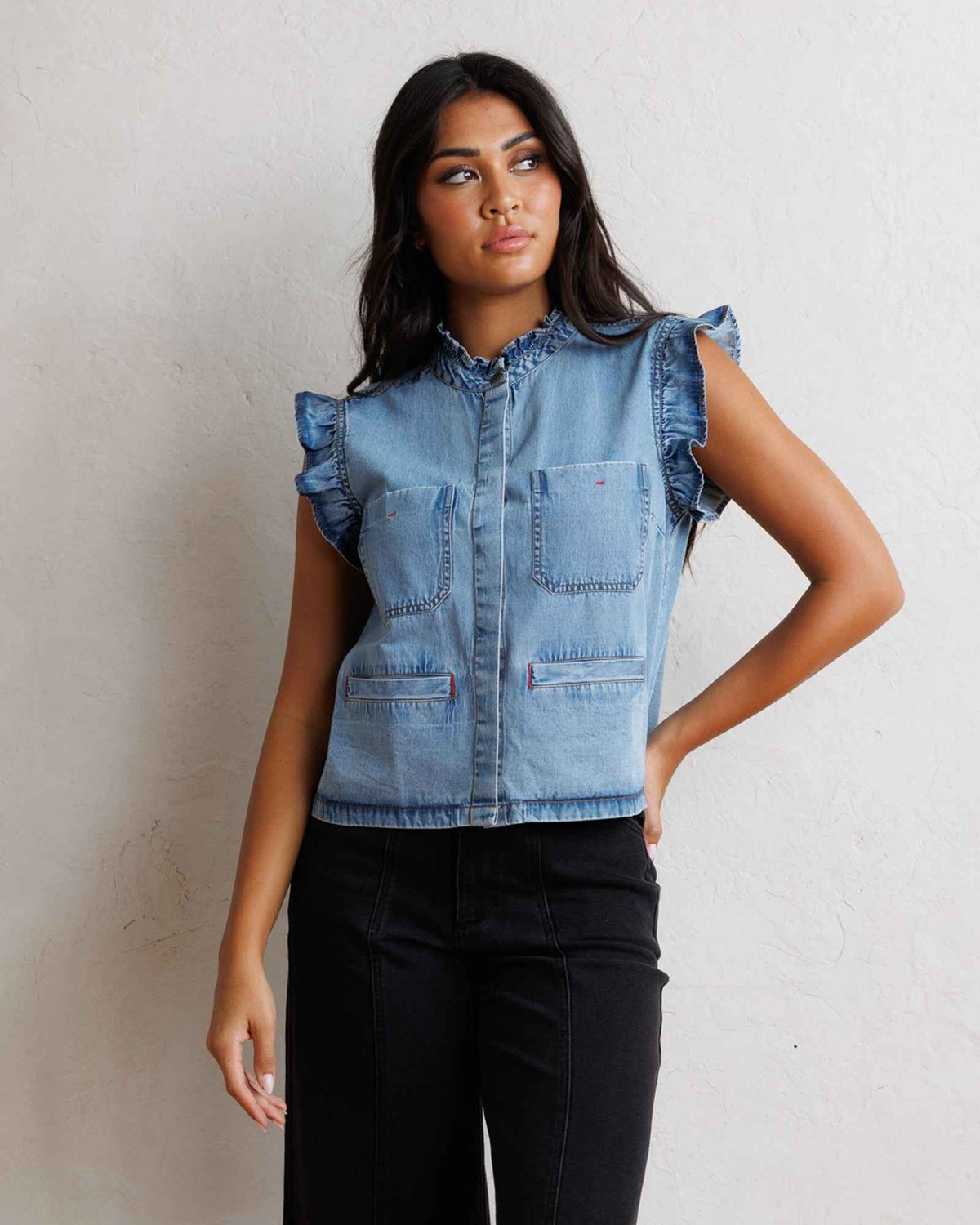 Day To Day Denim Vest