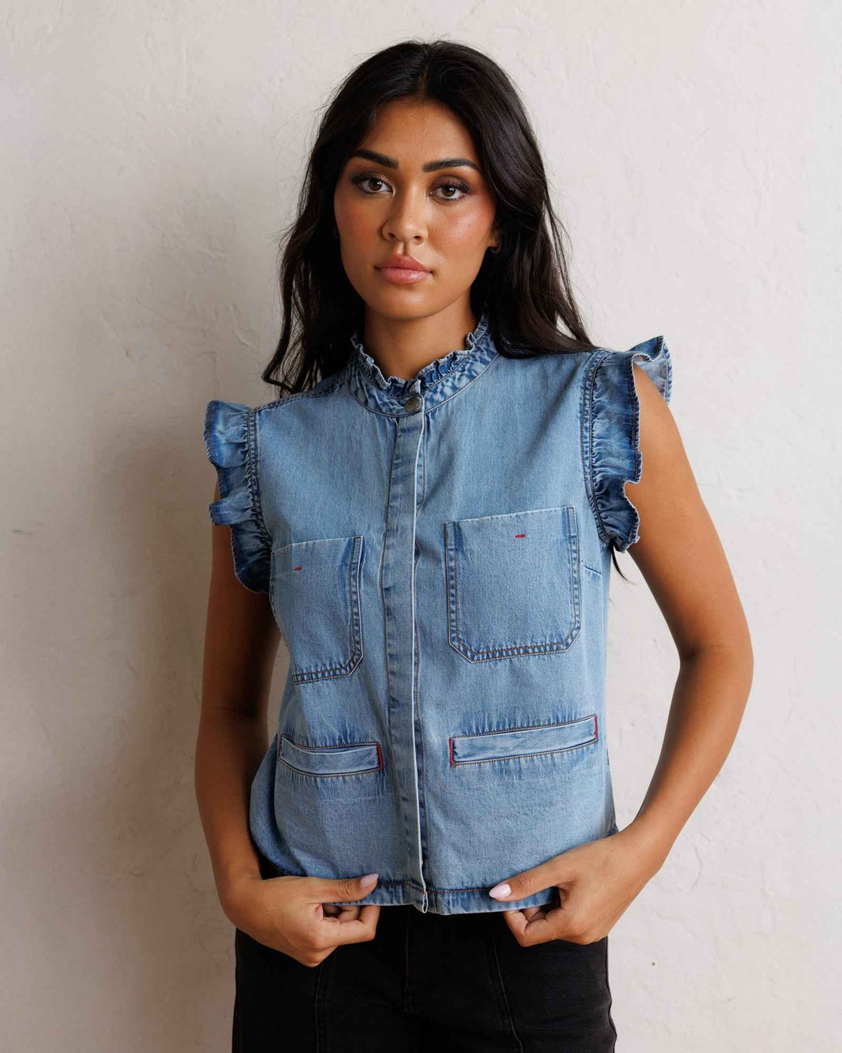 Day To Day Denim Vest