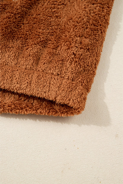 Elizabeth Patchwork Zipper Stand Vest