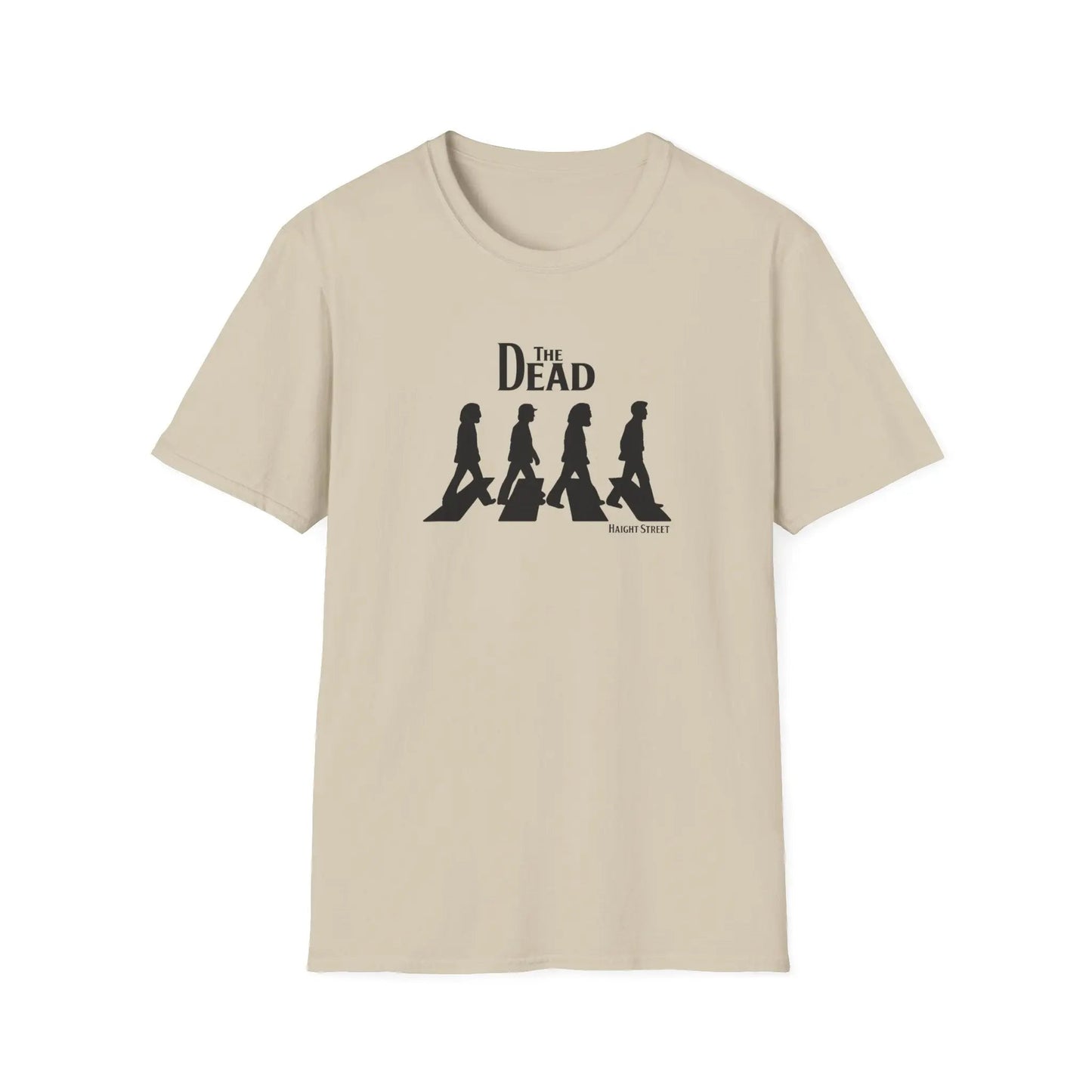 "Jerry Road" Haight Street Crosswalk Silhouettes Grateful Dead T-Shirt