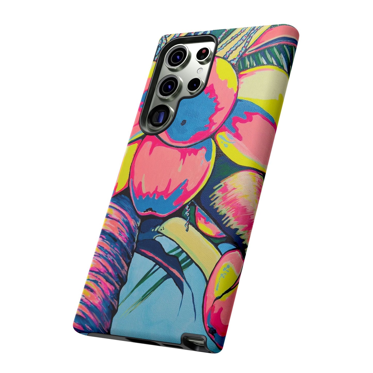 Neon Coconuts Tough Phone Case