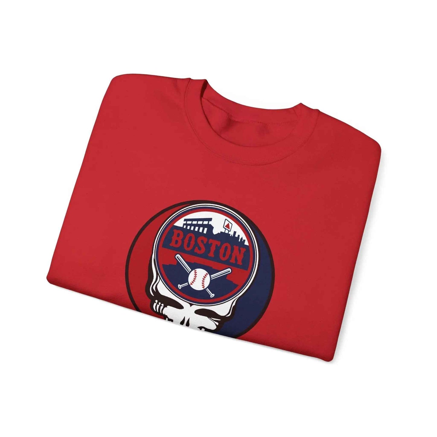 Boston Red Sox Original Stealie Grateful Dead Crewneck Grateful Dead Sweatshirt