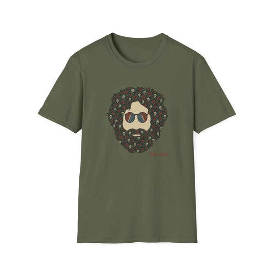 Skull & Roses Jerry Life is dead.® Grateful Dead T-Shirt