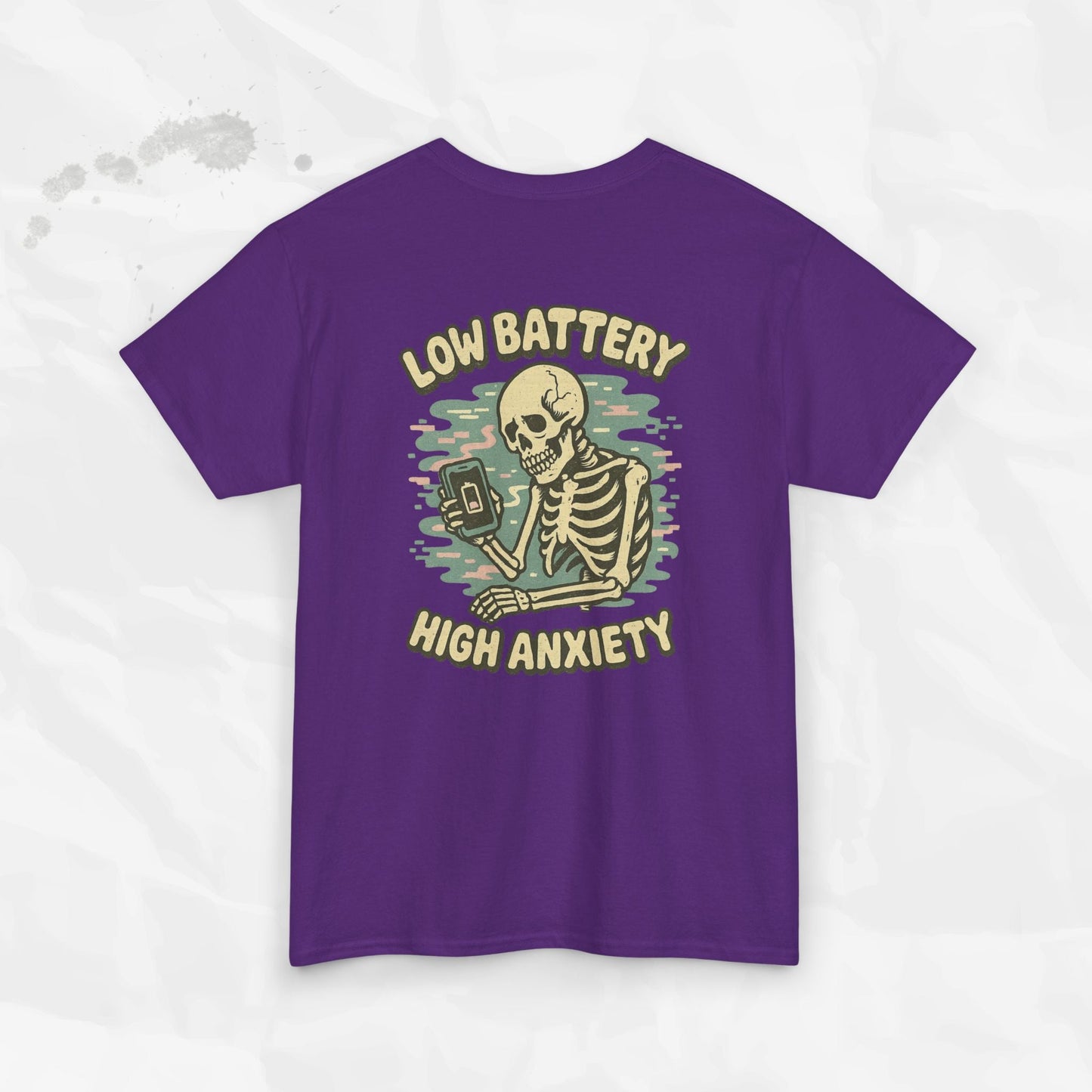Low Battery High Anxiety - T-Shirt