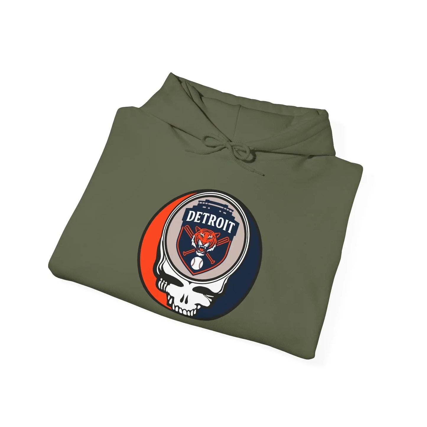 Detroit Tigers Original Stealie Grateful Dead Hoodie