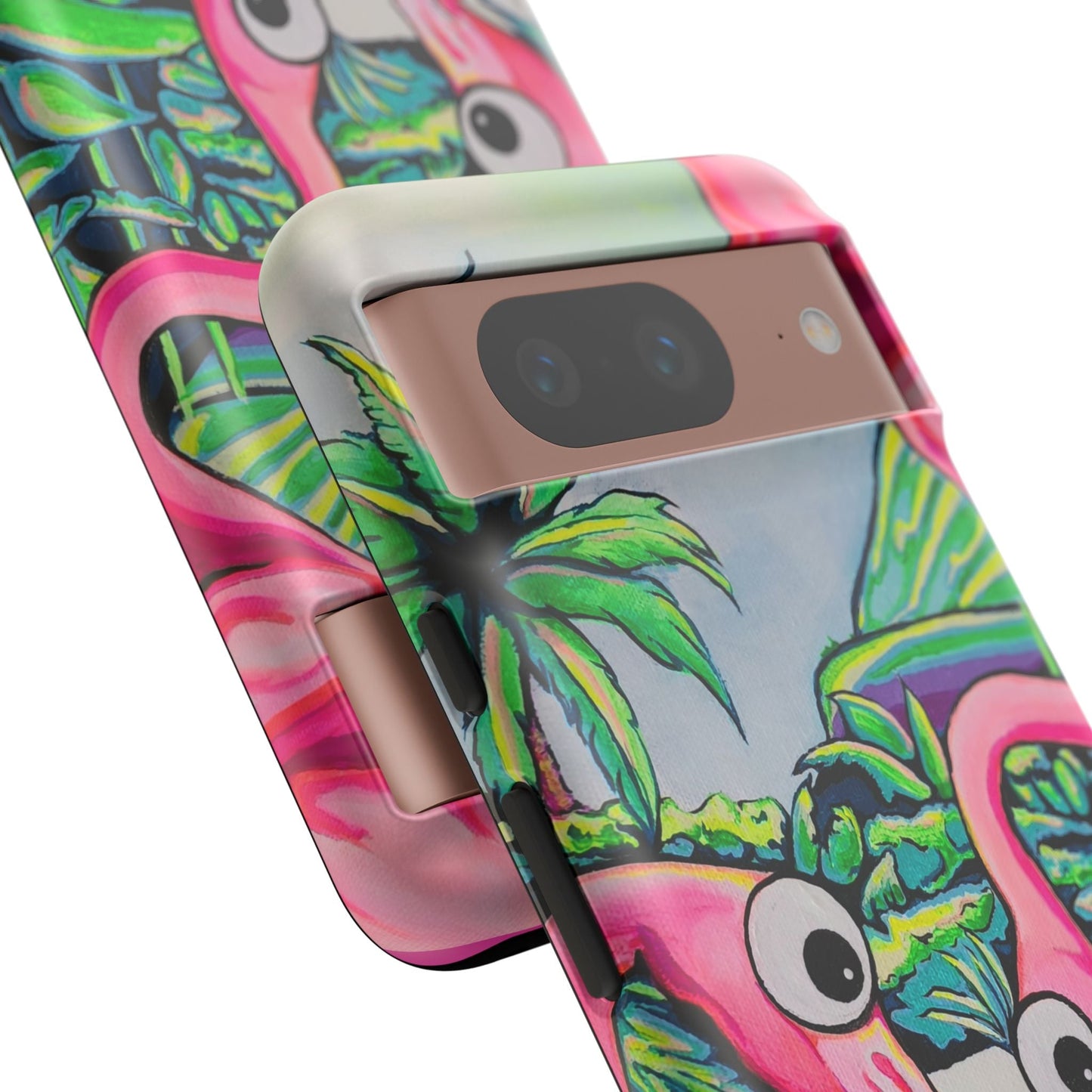 Cyclops Flamingo Family Tough Phone Case