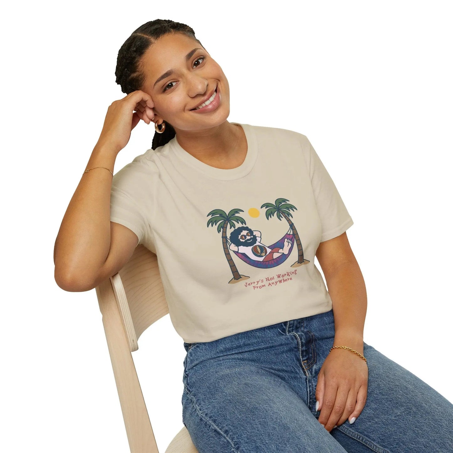 Grateful Dead - Life is dead.® Jerry's Not Working From Anywhere Grateful Dead T-Shirt