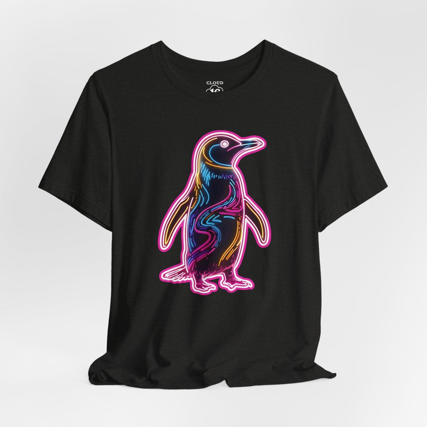 Vibrant Penguin T-Shirt - Cute Animal Graphic Tee for Men & Women - Fun Summer Apparel