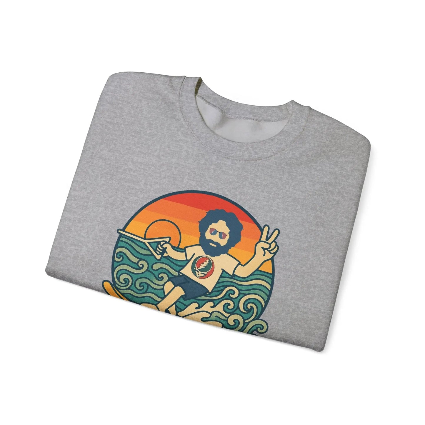 Waterskiin' Jerry Life is dead.® Crewneck