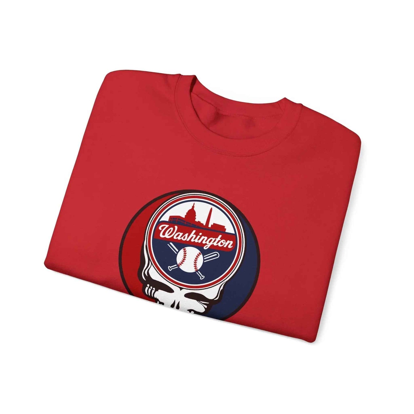 Washington Nationals Original Stealie Grateful Dead Crewneck Grateful Dead Sweatshirt