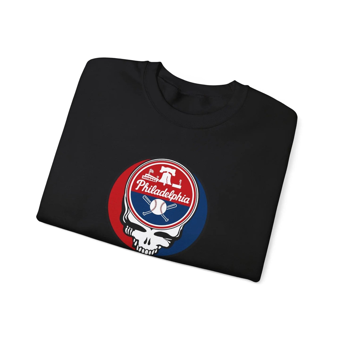 Philadelphia Phillies Original Stealie Grateful Dead Crewneck Grateful Dead Sweatshirt