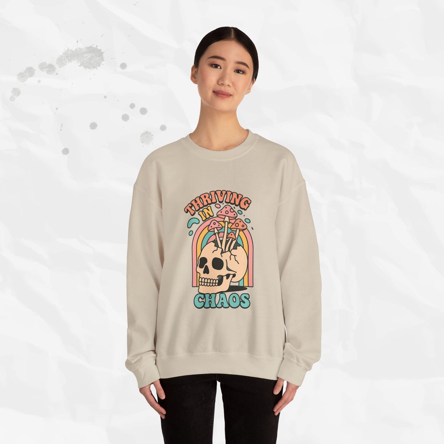 Thriving in Chaos – Crewneck Sweatshirt