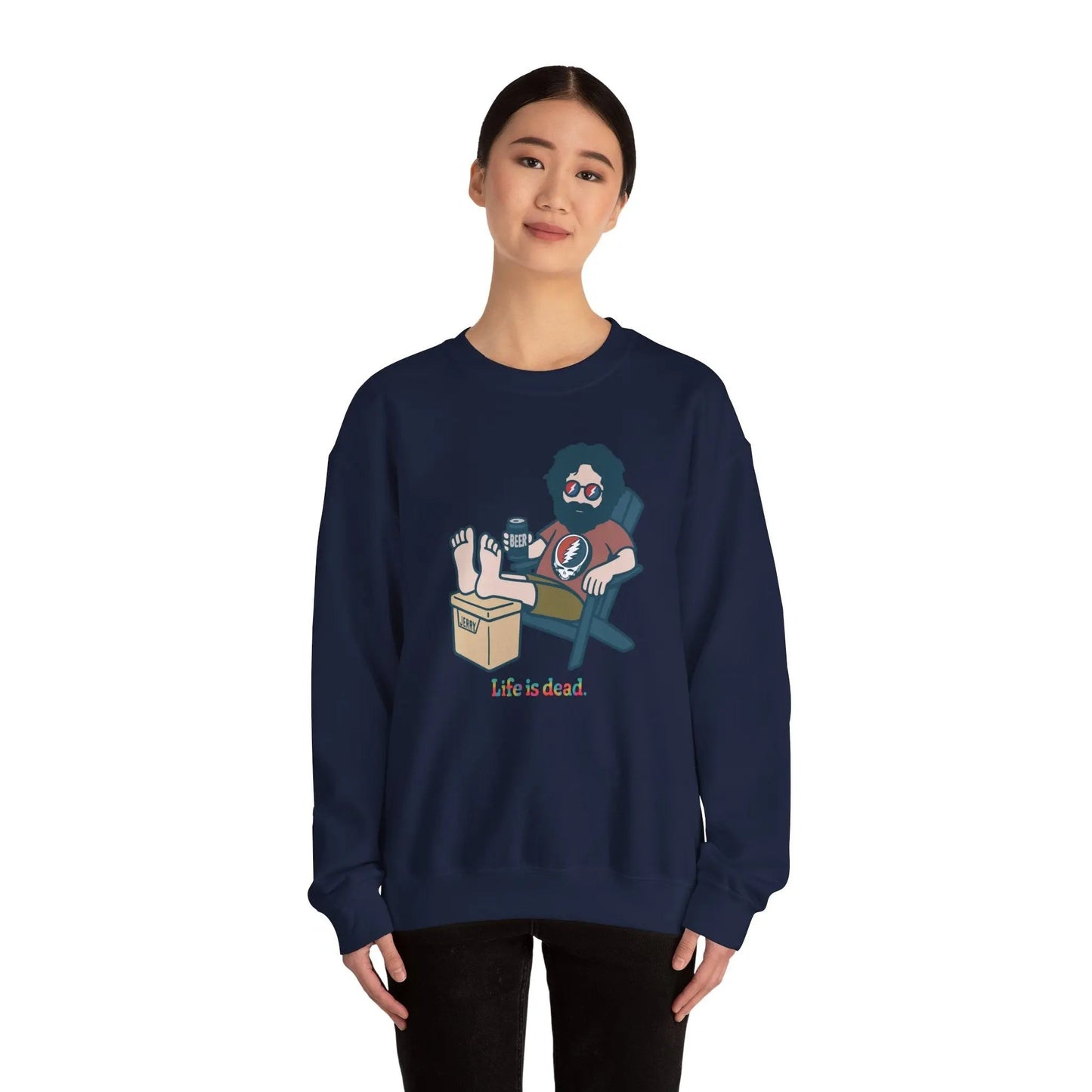 Stay Cool, Jerry Life is dead.® Crewneck