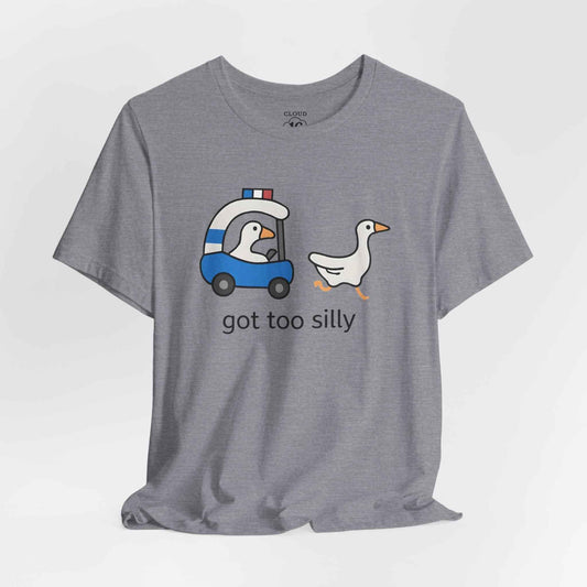 Silly Goose Graphic Tee – Funny Unisex Cotton T-Shirt