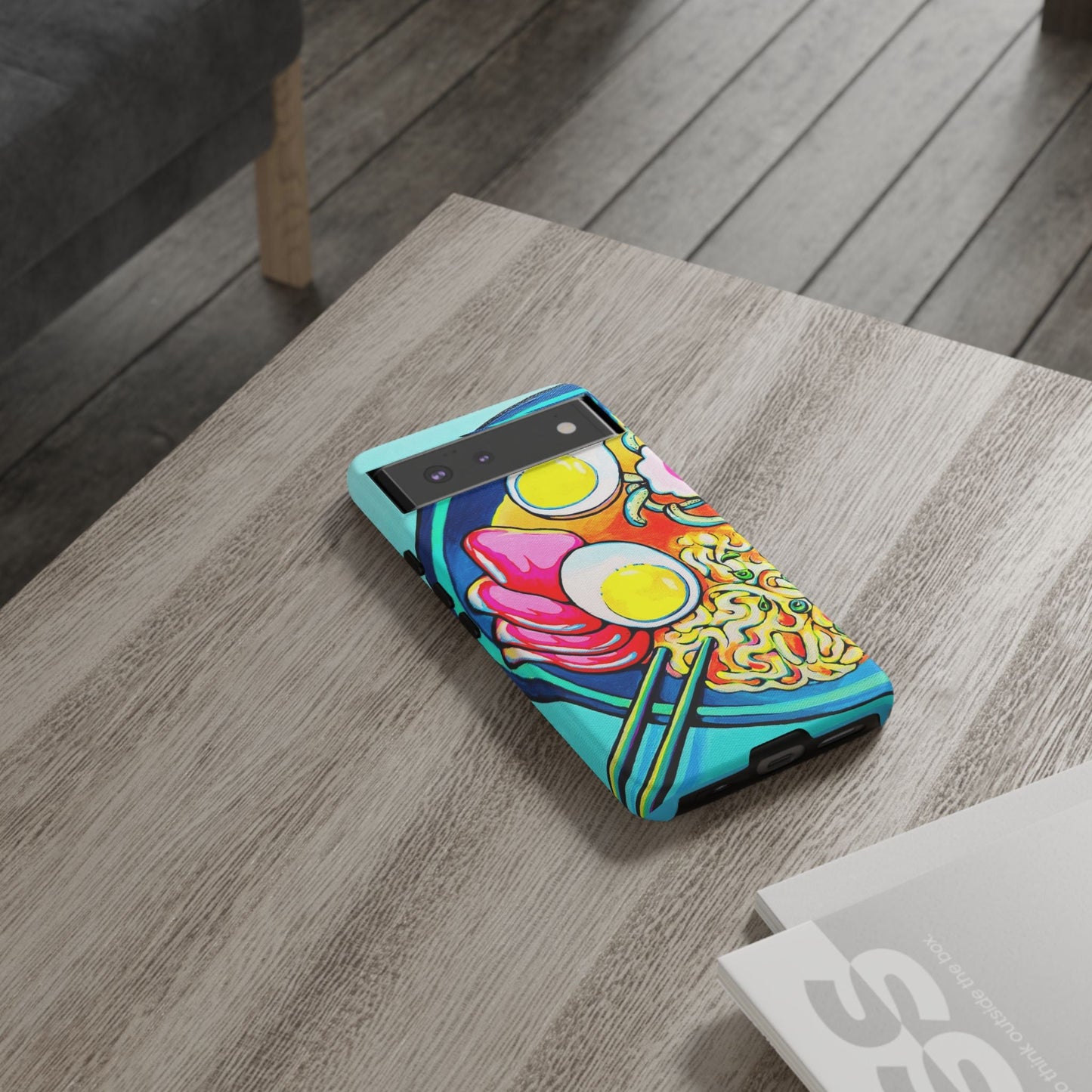 Neon Ramen Tough Phone Case
