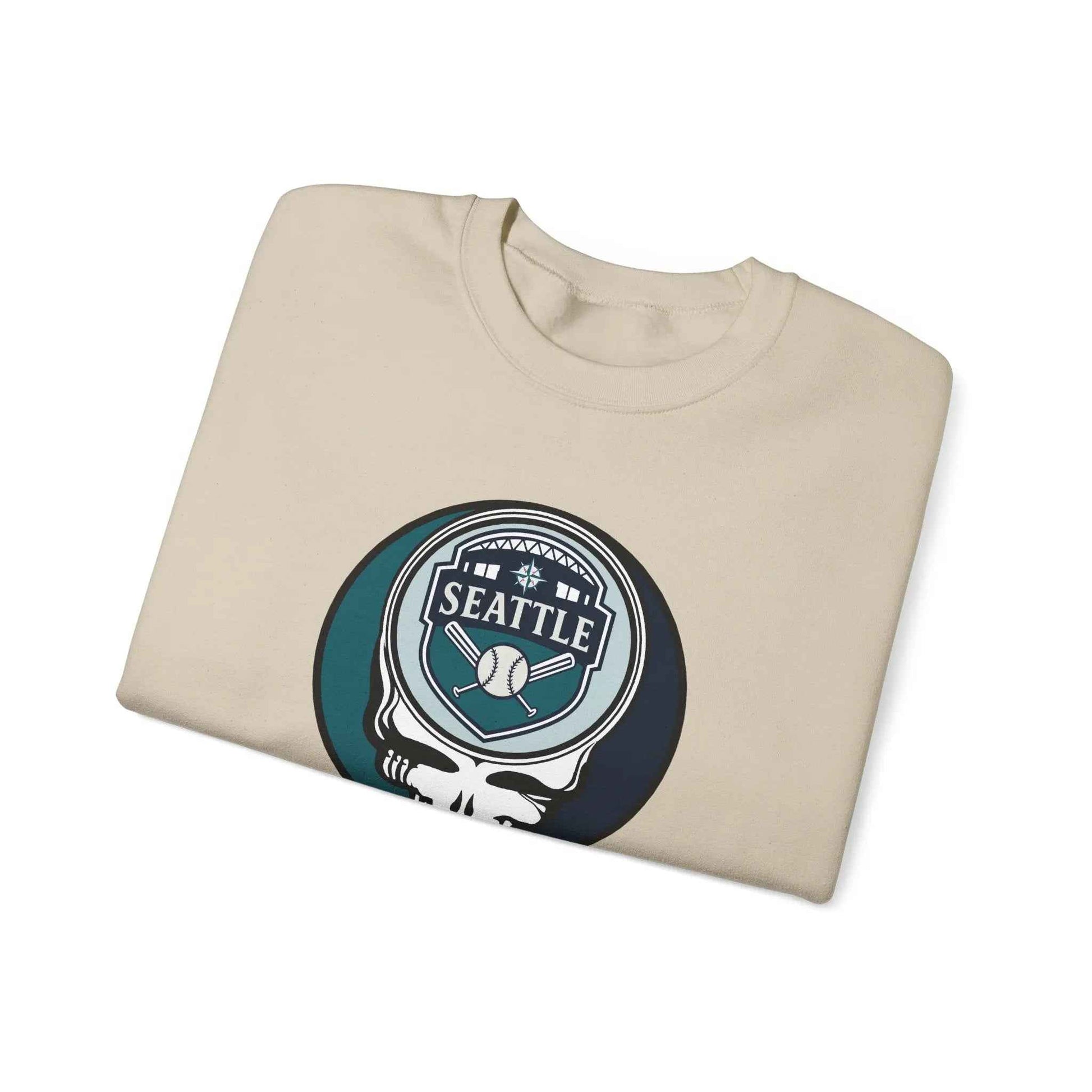 Seattle Mariners original Stealie Grateful Dead Crewneck Grateful Dead Sweatshirt