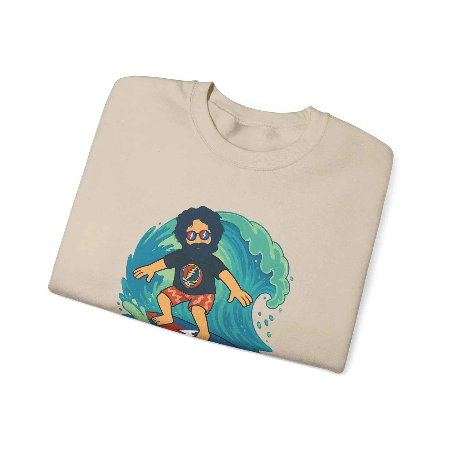 Surfing Jerry Life is dead.® Crewneck