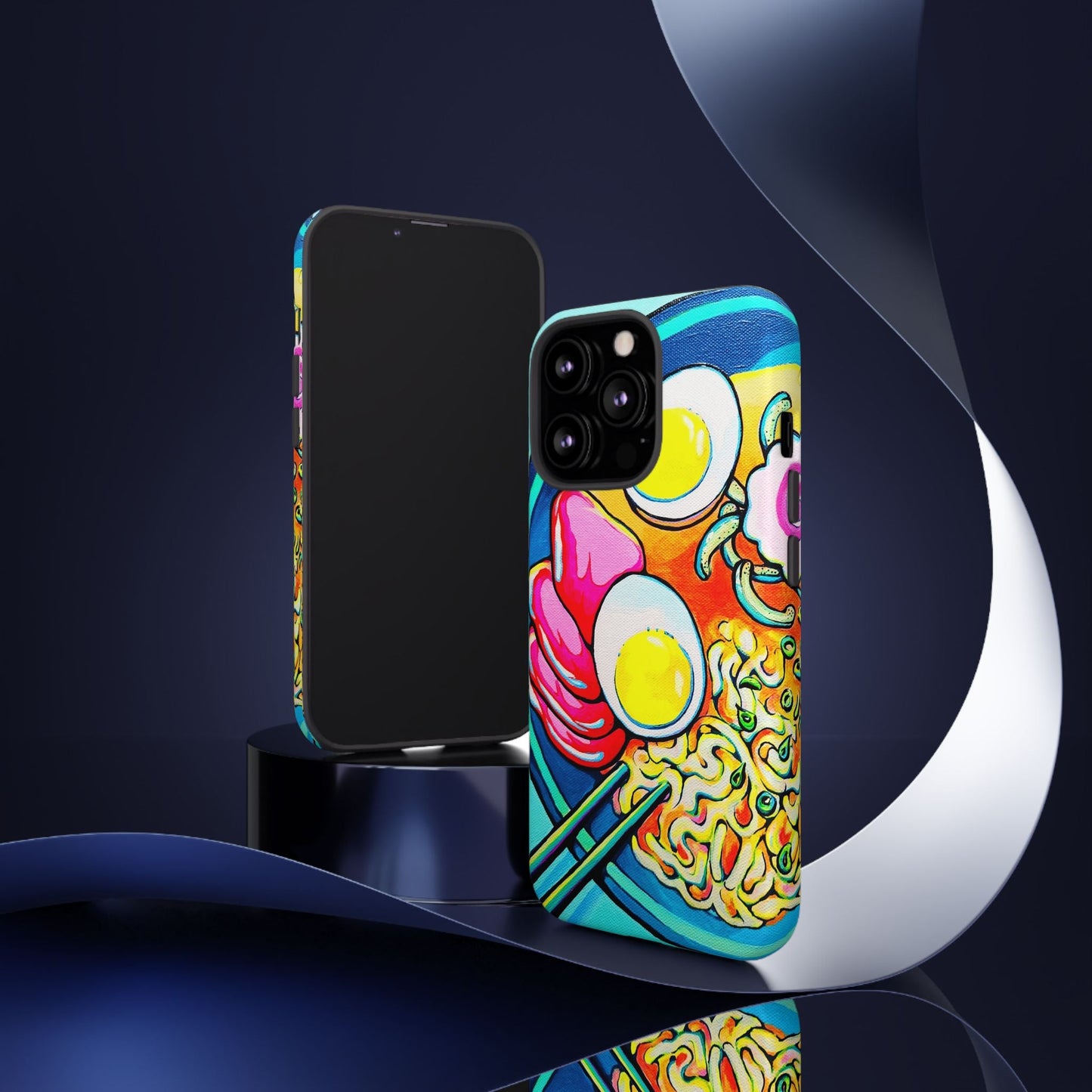Neon Ramen Tough Phone Case